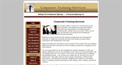 Desktop Screenshot of corporate-training-services.com